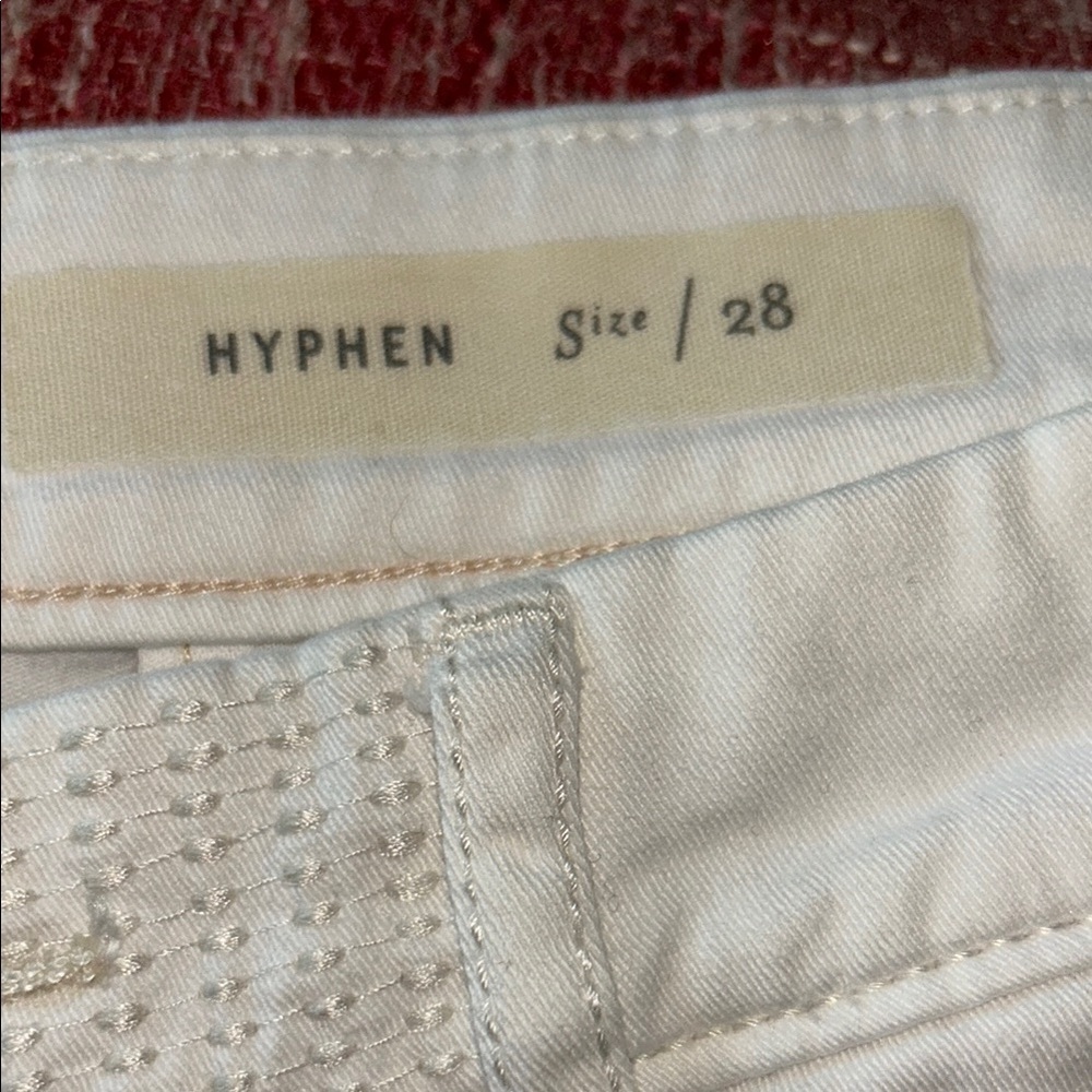 anthropologie Pilcro and the Letterpress White Bermuda Shorts Classic Style - Picture 3 of 11